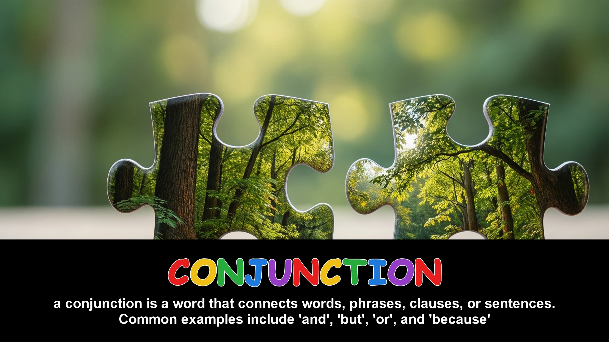 English Illustration for conjunction
